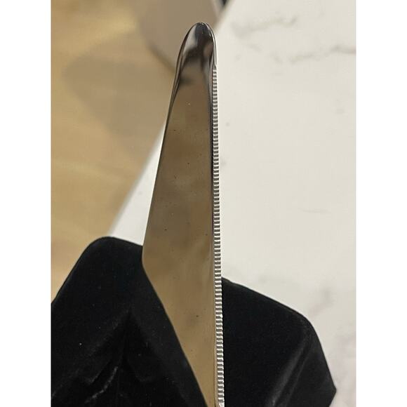 AMCO Stainless Steel Pie Cutter with Serrations Rust Proof New Old Stock Vintage - Picture 4 of 5